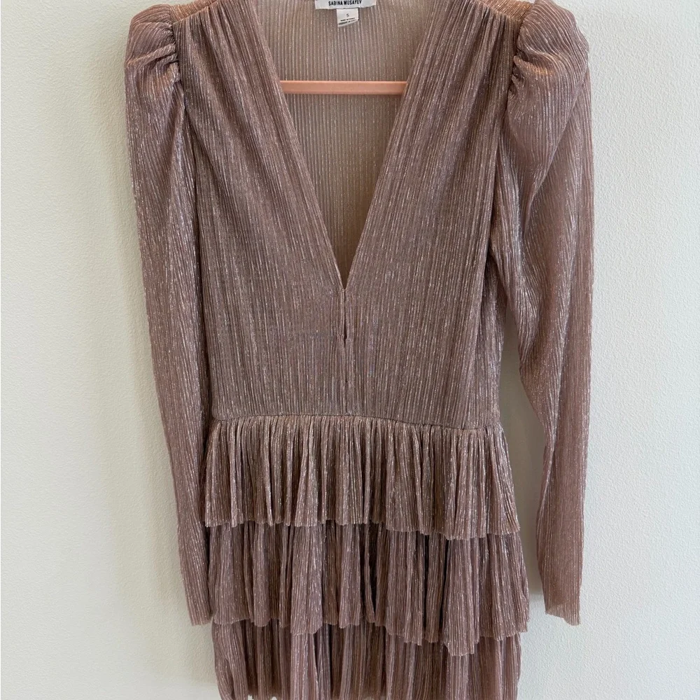 X REVOLVE Carry Mini Dress in Blush
Sabina Musayev Metallic Dress - Picture 3 of 6